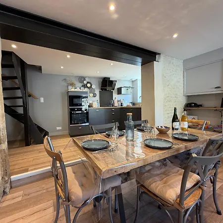 Bois Flotte, Maison De Tres Confortable Et Cosy, 2 Chambres, 1 Sdb, 5 Mn A Pied De La Mer, Tous Commerces Proche Omaha Et Bayeux Parking Gratuit Feriehus Port-en-Bessin-Huppain